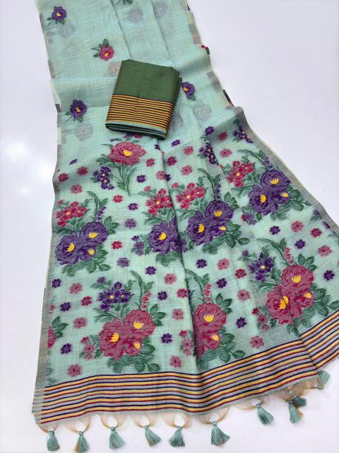 Akshara muga cotton online saree at low price